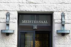 Door with the lettering »Meistersaal«