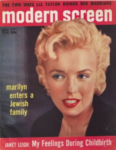 Picture iMarilyn Monroe on the cover of the Modern Screen Magazine