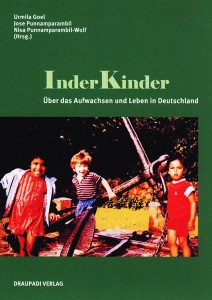 Cover of the book "InderKinder" (Indian-children) with a picture of playing children