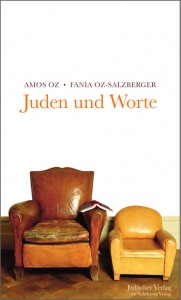 Book cover "Juden und Worte" with a picture two armchairs 