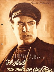 Cover of the Illustrated Film Courier showing a man with a cap