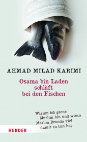 Bookcover with two fish wrapped in a newspaper