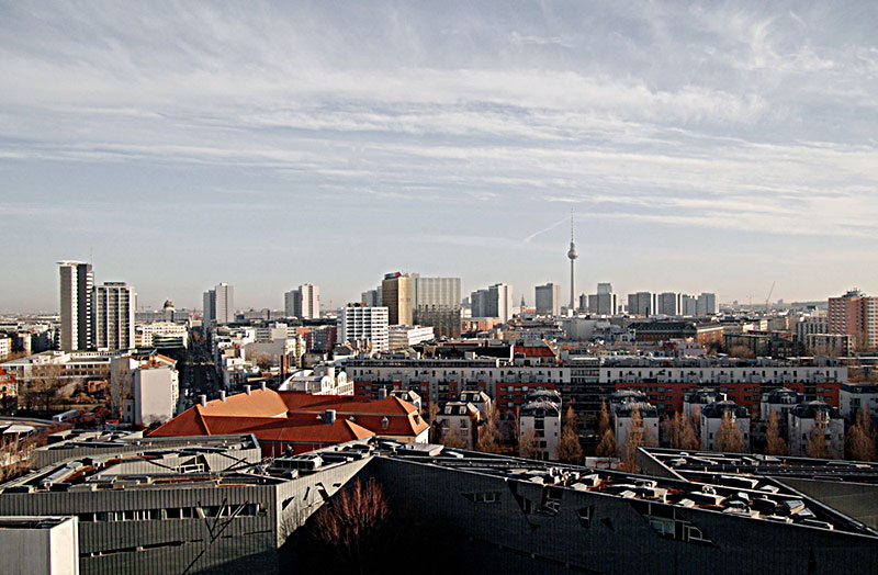 color photograph of the skyline of Berlin