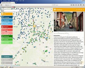 Screenshot of an interactive Map