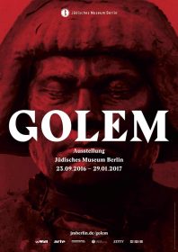 Poster for the exhibition GOLEM, 23.9.2016–29.1.2017