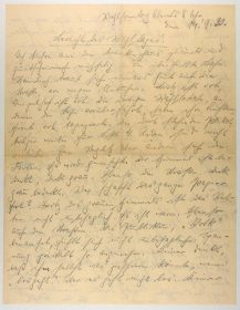 Photo of the hand-written document mentioned in the blog post
