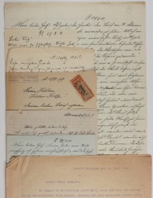 mehrere Briefe aus dem Jahr 1919