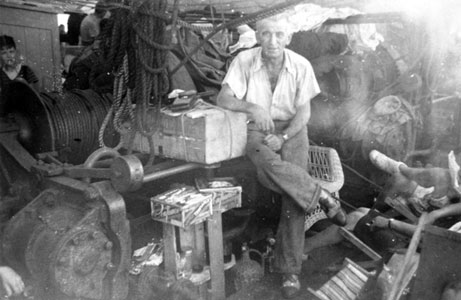 Saul Sperling an Bord des Seelenverkäufers SS Navemar, 1941