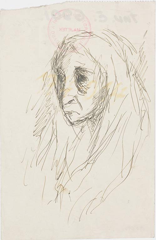Bedrich Fritta, Portrait of an Old Woman