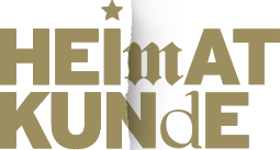 logo writing "Heimatkunde" and link to home page