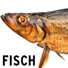 Bild eines Herings mit Schriftzug »Fisch«