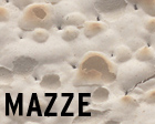 Großaufnahme Mazze (Ausschnitt) mit Schriftzug »Mazze«