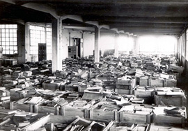 Bücher und Archivmaterial im Offenbach Archival Depot