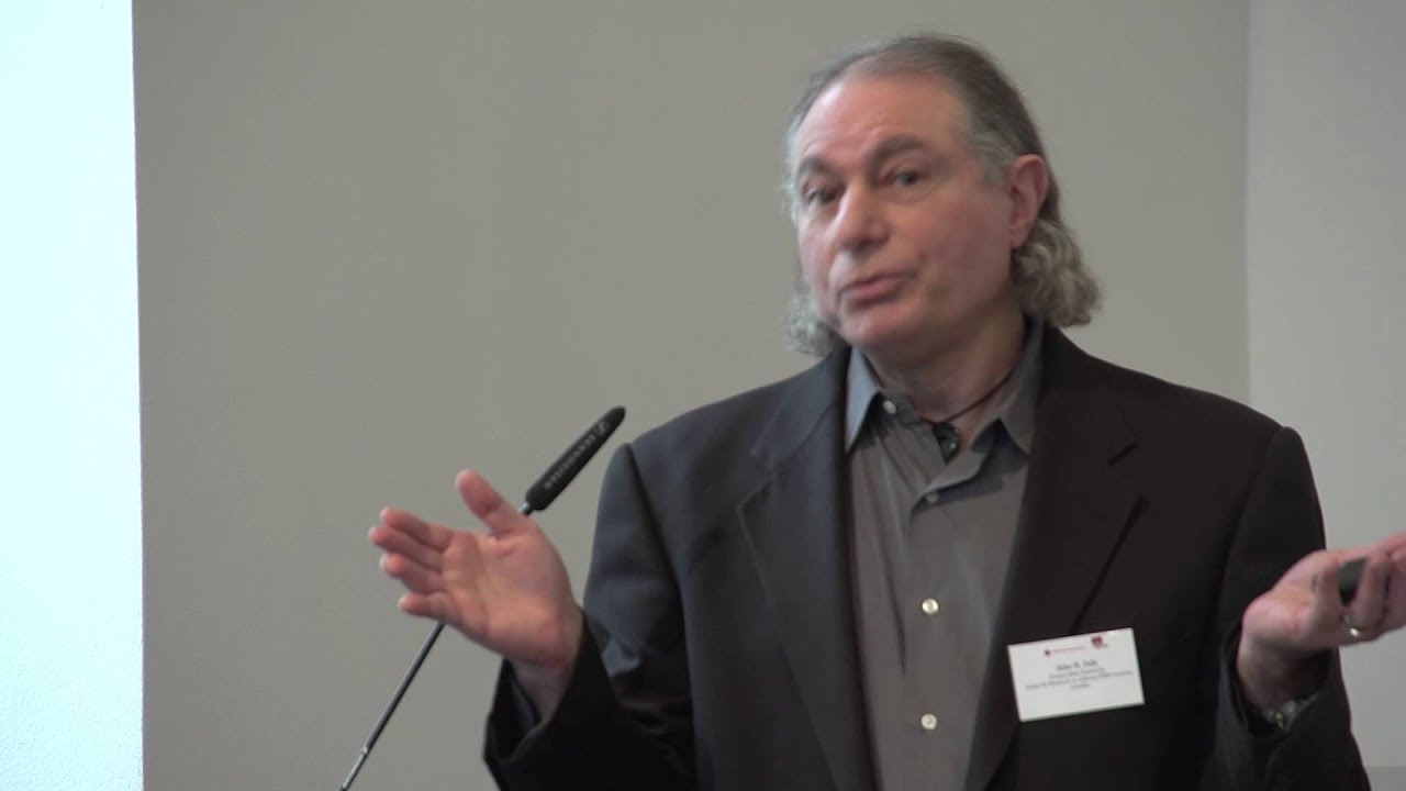 John H. Falk gives a talk