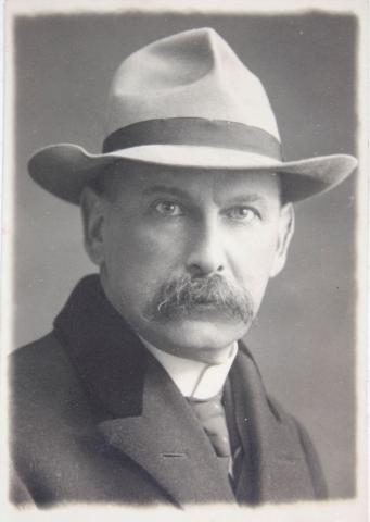 Black and white portrait of Ludwig Haas