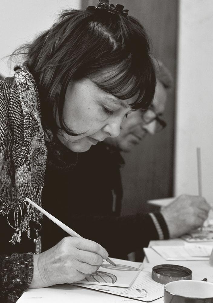 Portrait der Lehrerin und Übersetzerin Birgit Russi