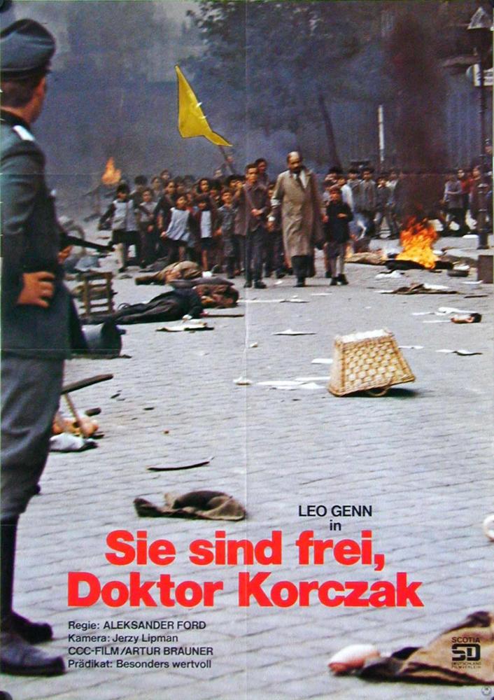 Filmplakat für „Sie sind frei, Doktor Korczak“