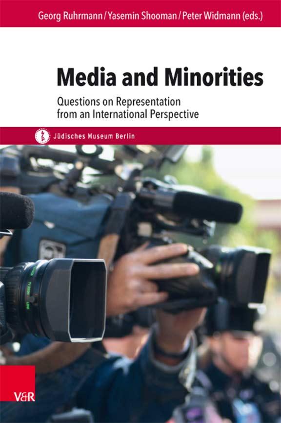 Buchcover mit Foto vieler Fernsehkameras und dem Titel: Media and Minorities