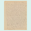 Handwritten sheet of paper