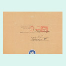 Letter folded into an envelope with address