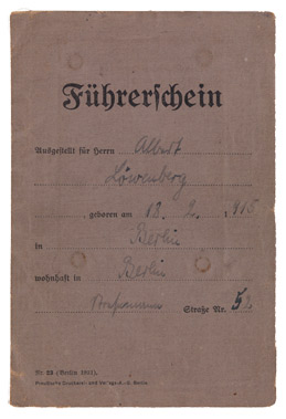 Cover of a gray-colored document with handwritten entries