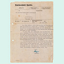 Typed letter bearing the letterhead of the Apolda city council