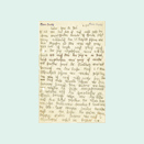 Letter written in a child‘s Suetterlin hand