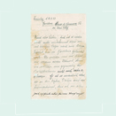 Handwritten letter of several pages composed by two people