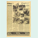 Newspaper article illustrated with a photo collage