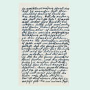 Letter written in blue ink in Sütterlin script