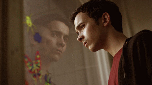 Boy at a window