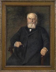 Portrait painting of a man