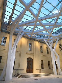 The Glass Courtyard of the Jewish Museum Berlin