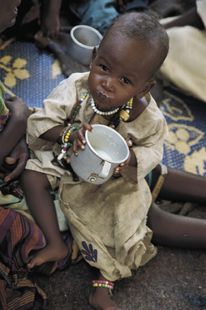 Flüchtlinge aus Darfur: Flüchtlingslager Bahai im Grenzgebiet Darfur, Sudan und Tschad - © Michal Ronnen Safdie, 2004