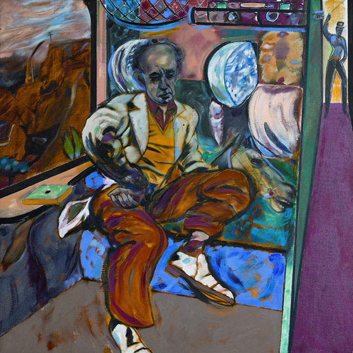 R.B. Kitaj, The Jewish Rider, 1984–1985