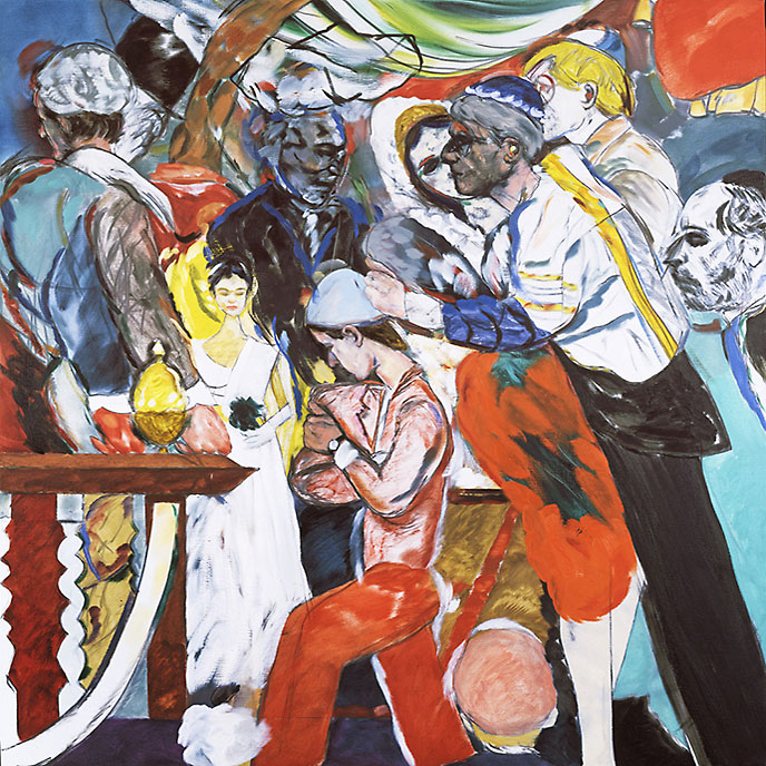 R.B. Kitaj, The Wedding, [Die Hochzeit], 1983–1993