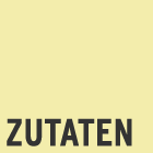 Schriftzug Zutaten