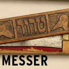 Bild eines Messers mit Schriftzug »Messer«