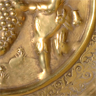 Schüssel mit der Kundschafter-Szene Schüssel mit der Kundschafter-Szene, Ausschnitt