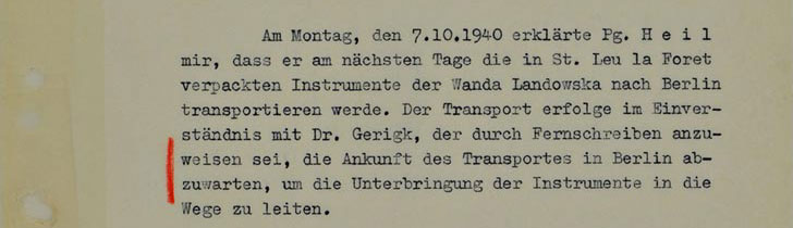 Ausschnitt aus einem Dokument