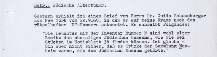 Baron Ludwig Döry an Stadtrat vom Rath