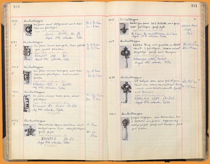 Buchseite, handschriftlich