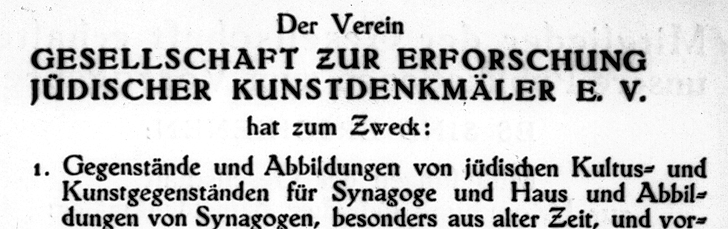 Die Anfänge jüdischer Kunstwissenschaft