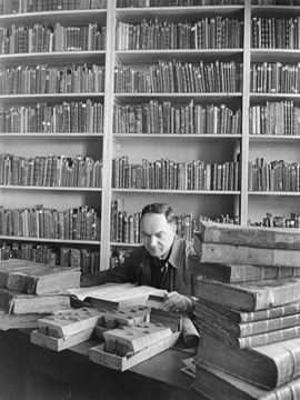 Johannes Pohl (1904-1960) at his desk