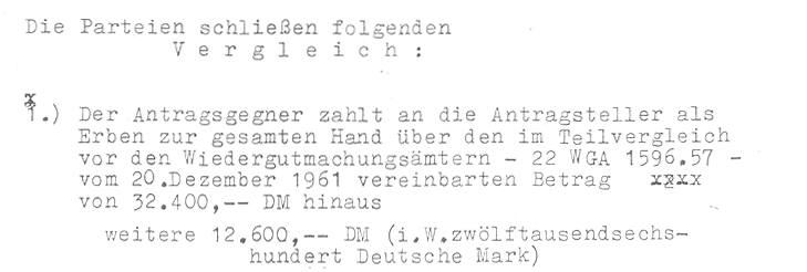 Vergleich zwischen den Erben und dem Landesfinanzamt Berlin