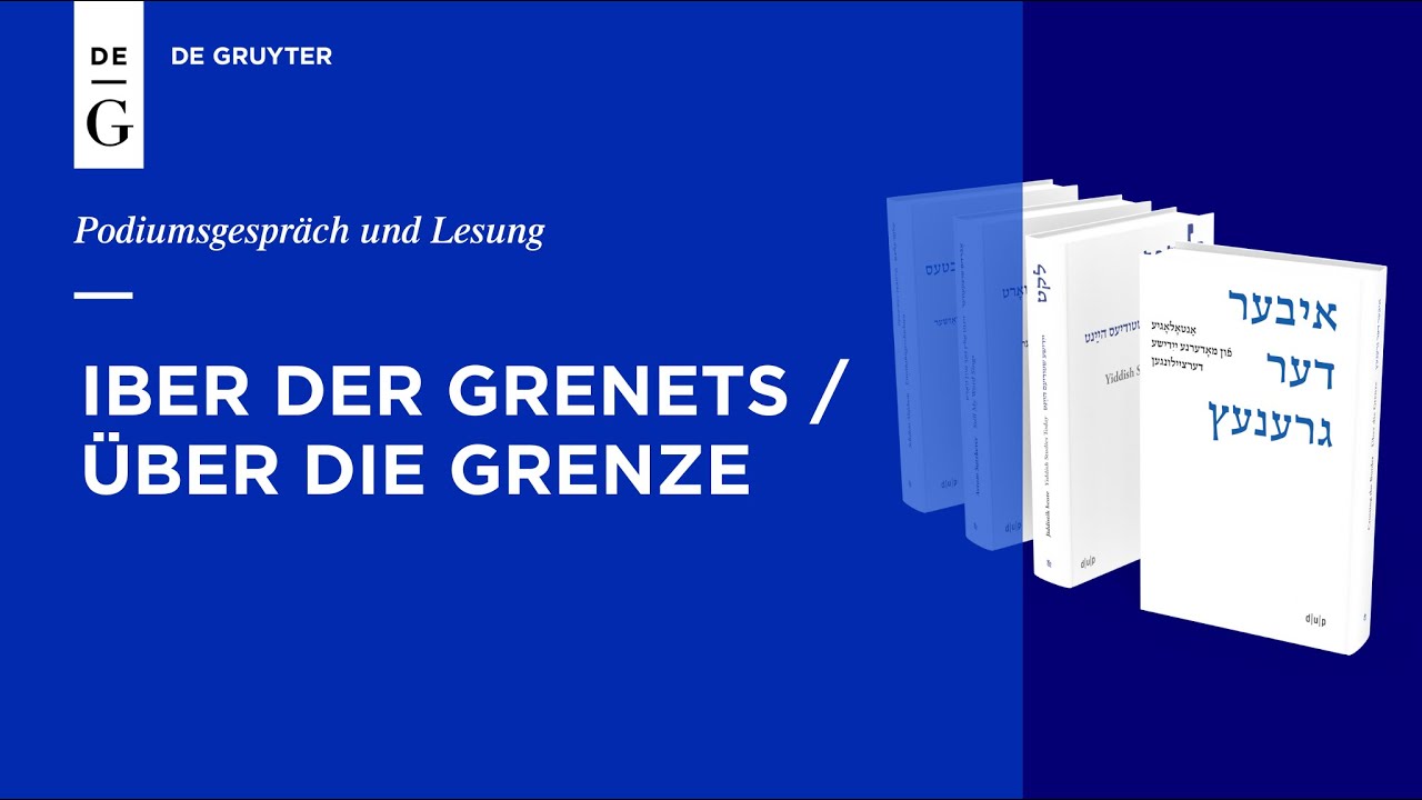 Präsentationsfolie der Veranstaltung: Iber der Grenets/Über die Grenzen.