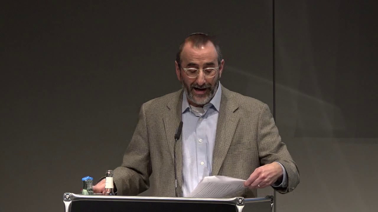 Benjamin Sommer at the lectern