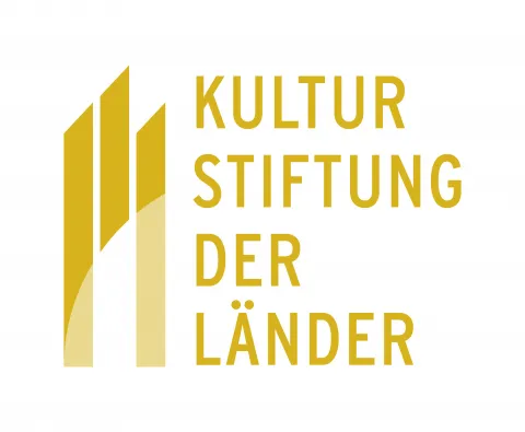 Logo Kulturstiftung der L&auml;nder in Gold auf Wei&szlig;