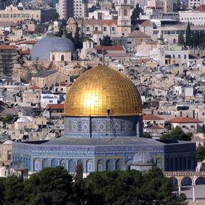 The Jerusalem cityscape; by  Berthold Werner (Own work) [Public domain], via Wikimedia Commons 