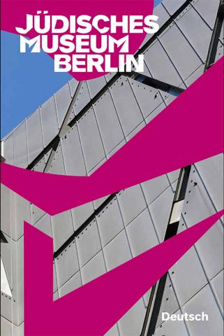 Buchcover mit Detail der Fassade des Libeskind-Baus und Logo des Jüdischen Museums Berlin